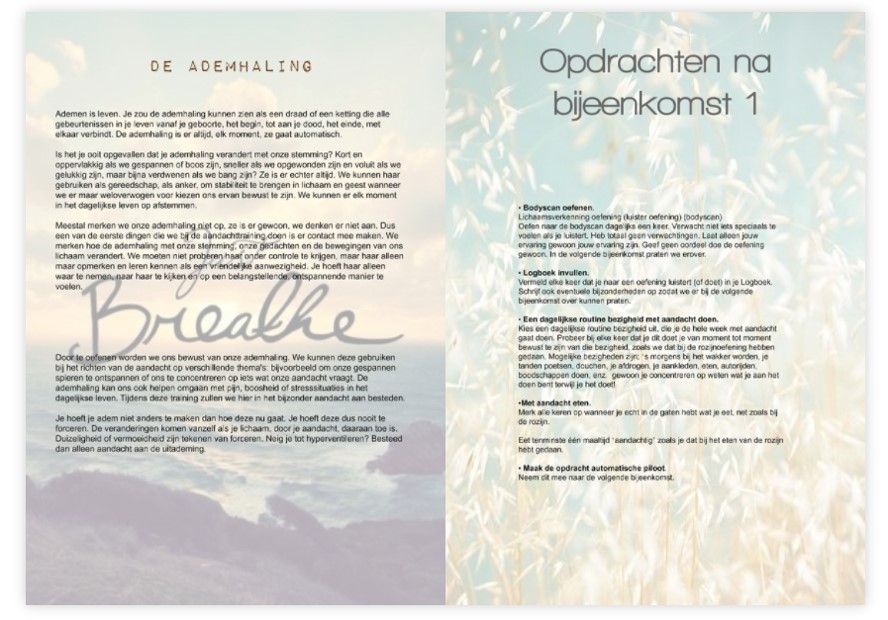 inkijk pagina opdrachten